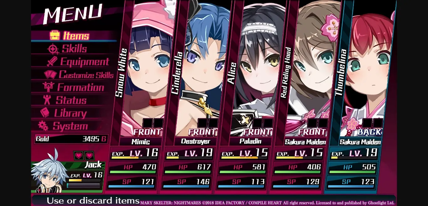 VN Others Completed Mary Skelter  Nightmares [Final] [Idea Factory] | Free Adult Games