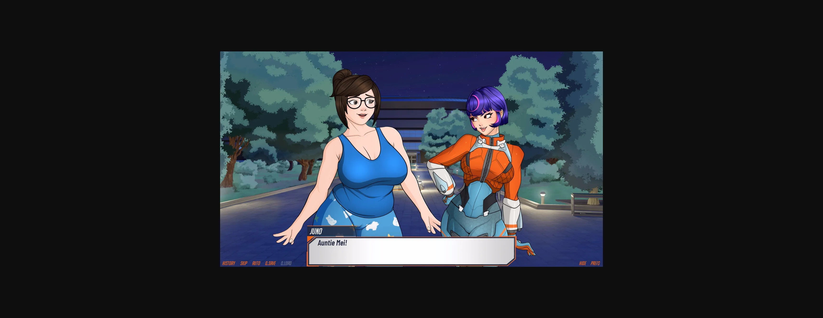 VN Ren'Py Completed Haremwatch - Juno Has Landed! [v1.0] [Gachapen Games] | Free Adult Games