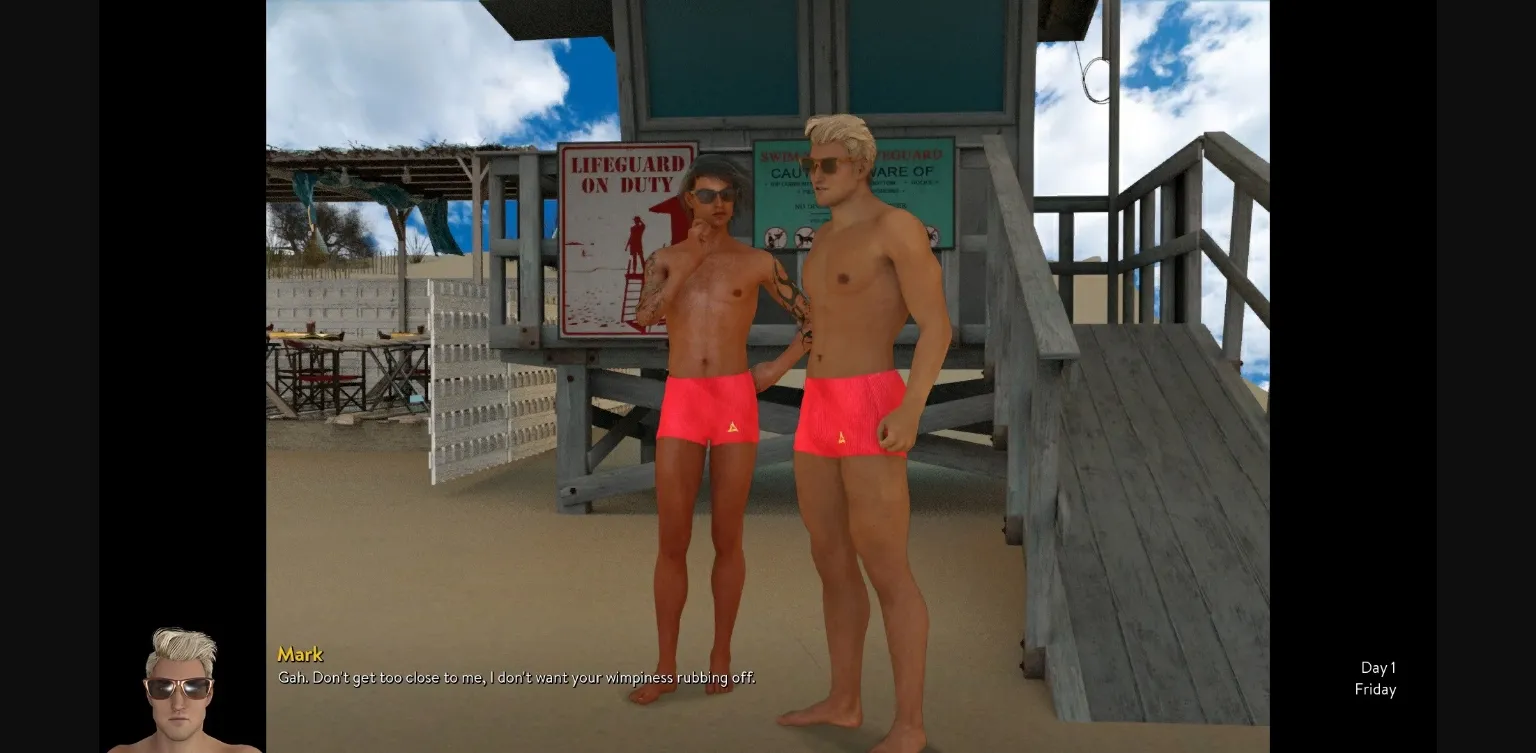 VN Ren'Py Completed King of the Beach Renpy conversion [v1.1] [SecretSal] | Free Adult Games