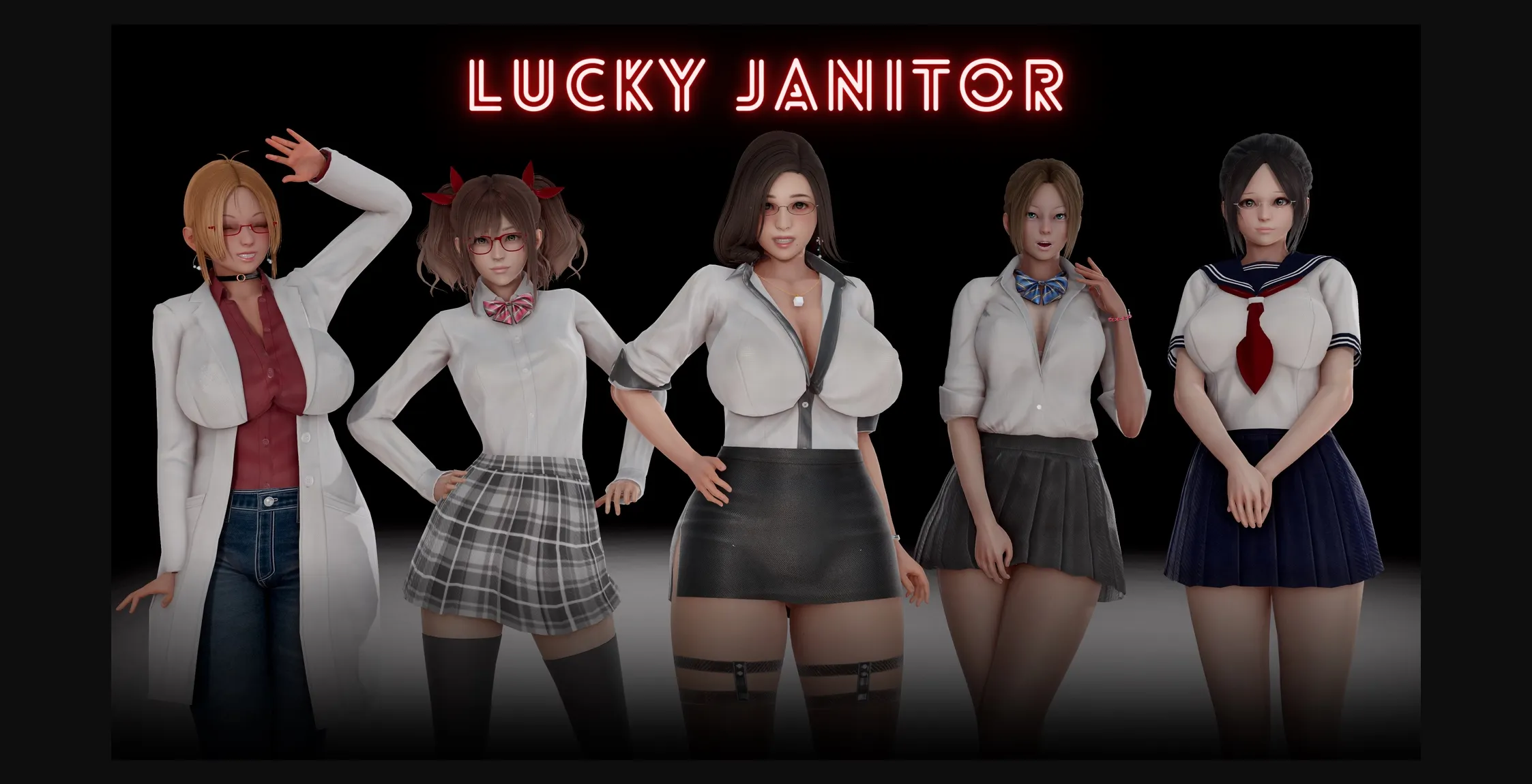 VN Ren'Py Completed Lucky Janitor [Final] [Rean] | Free Adult Games
