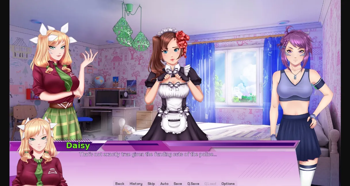 VN Ren'Py Completed M.A.I.D.s [v1.1] [Facesit Inc. Game Studio] | Free Adult Games