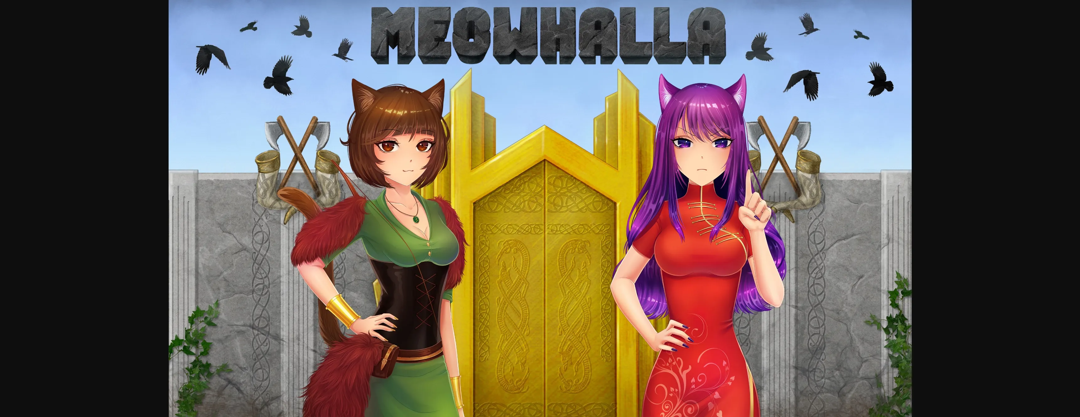 VN Ren'Py Completed Meowhalla [v1.2] [Facesit Inc. Game Studio] | Free Adult Games