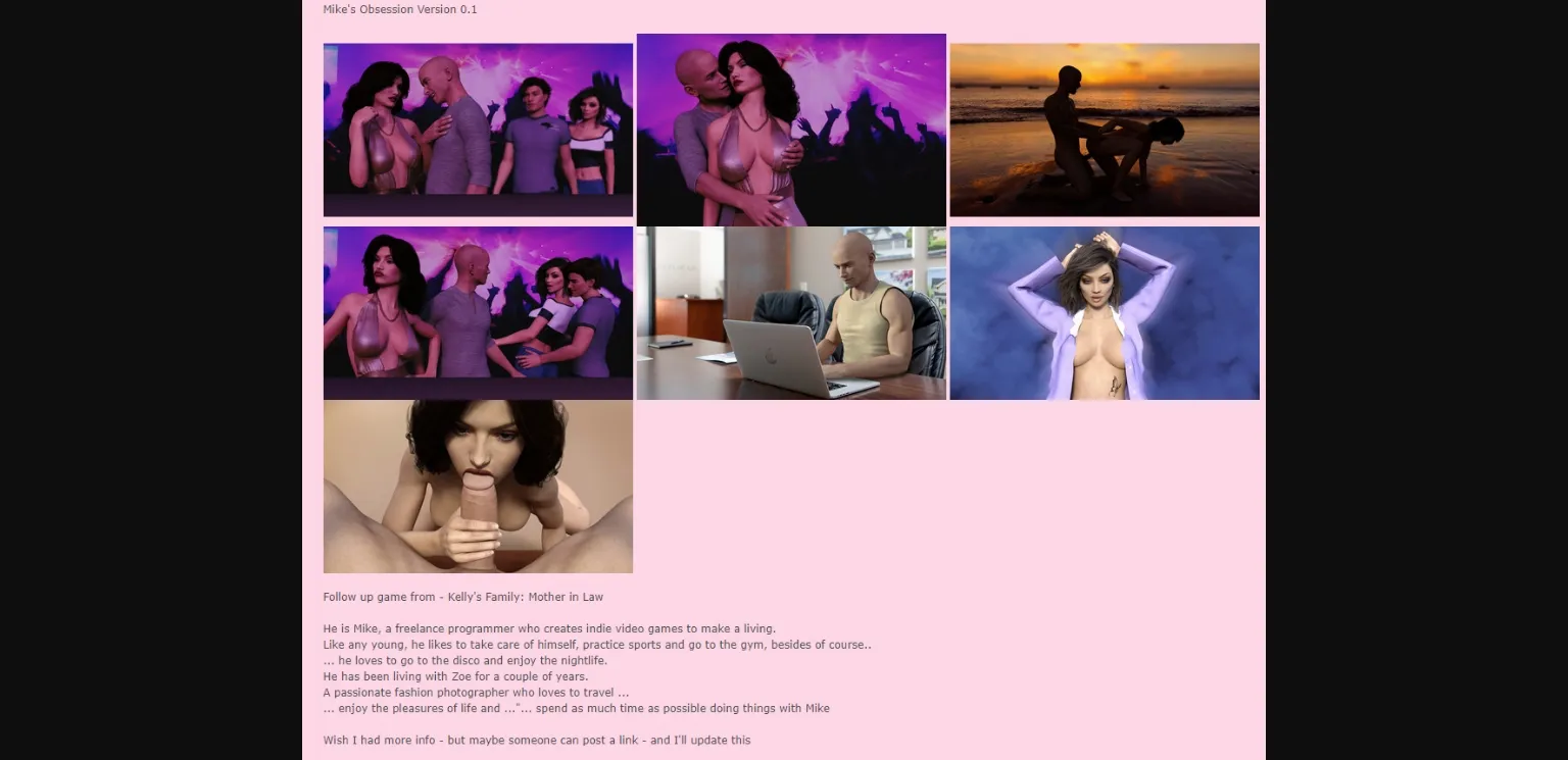 VN Ren'Py Completed Mike's Obsession [K84] | Free Adult Games
