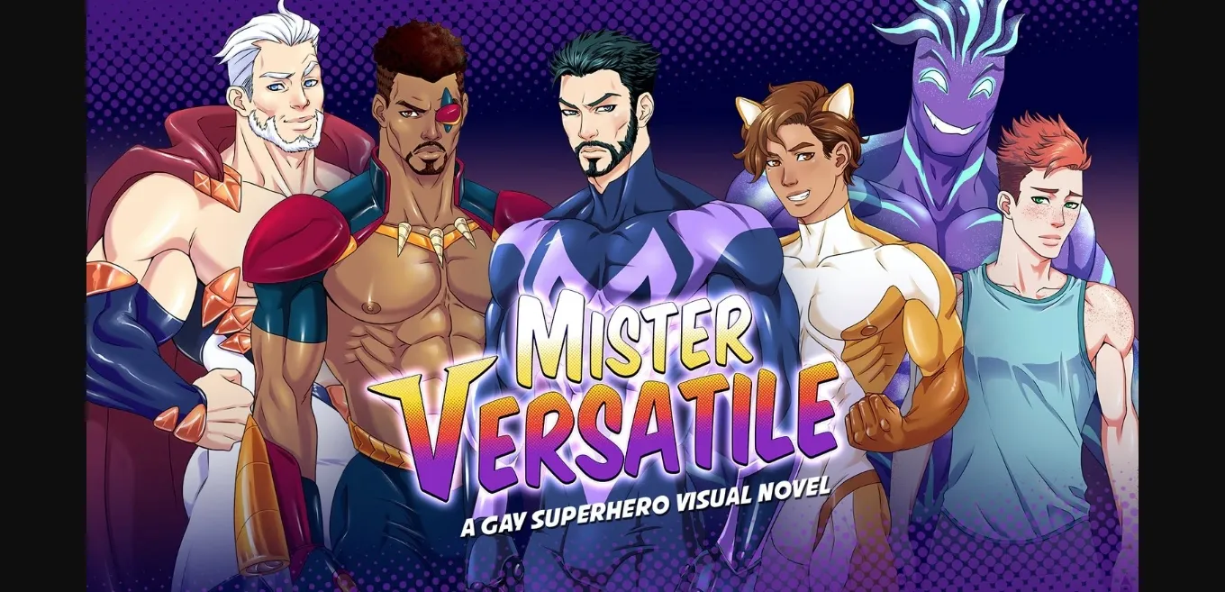 VN Ren'Py Completed Mister Versatile  A Gay Superhero Visual Novel[Final + DLC] [Y Press Games] | Free Adult Games