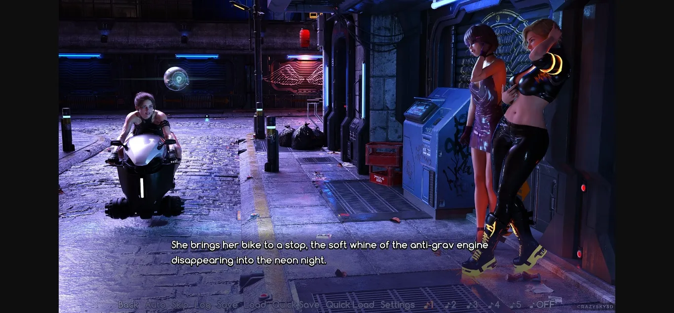 VN Ren'Py Completed Neon Nights [v1.0] [CrazySky3D] | Free Adult Games