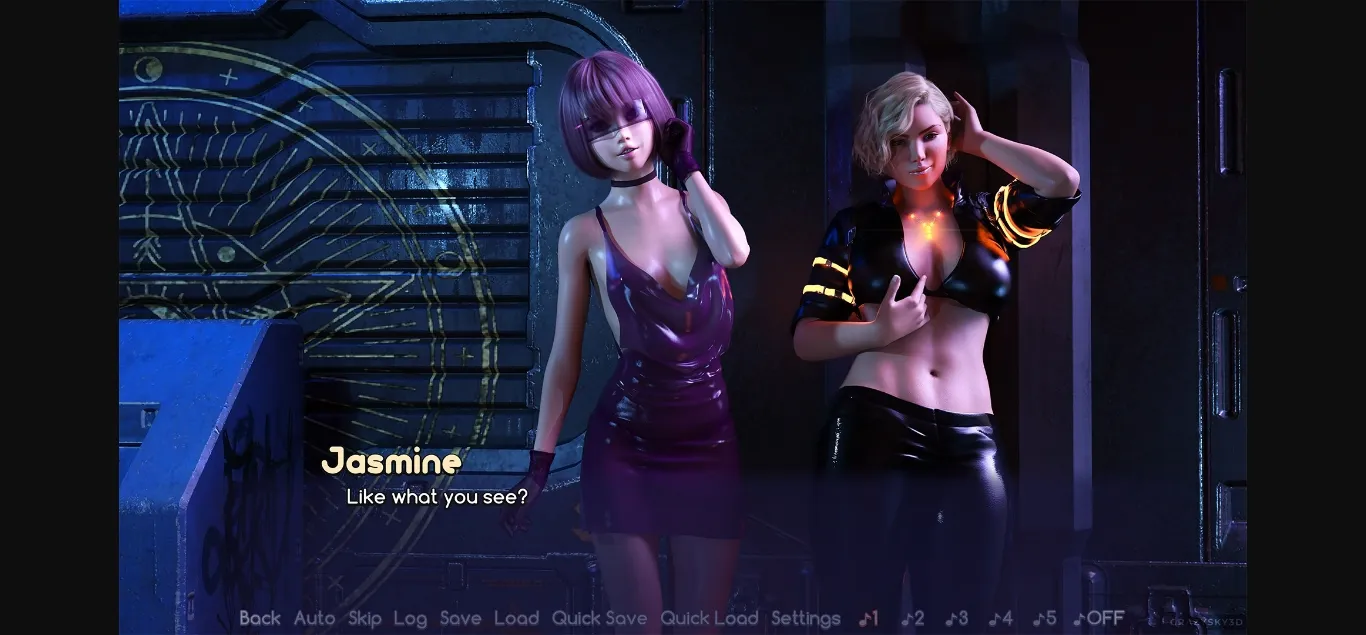 VN Ren'Py Completed Neon Nights [v1.0] [CrazySky3D] | Free Adult Games