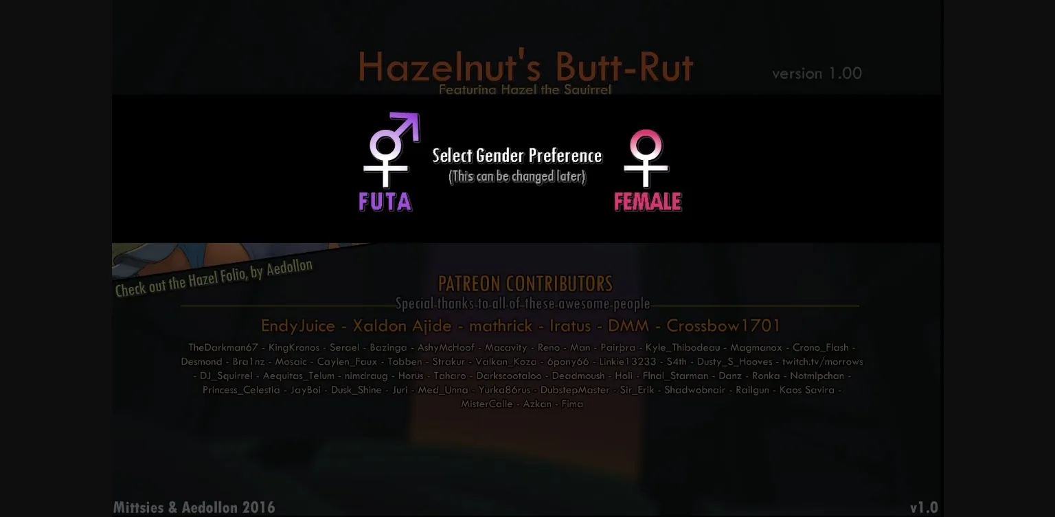 Flash Completed Hazelnut's Butt-Rut [v1.0] [Mittsies] | Free Adult Games