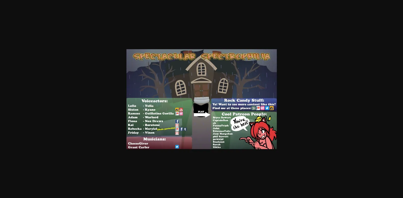 Flash Completed Spectacular Spectrophilia [Rock Candy] | Free Adult Games