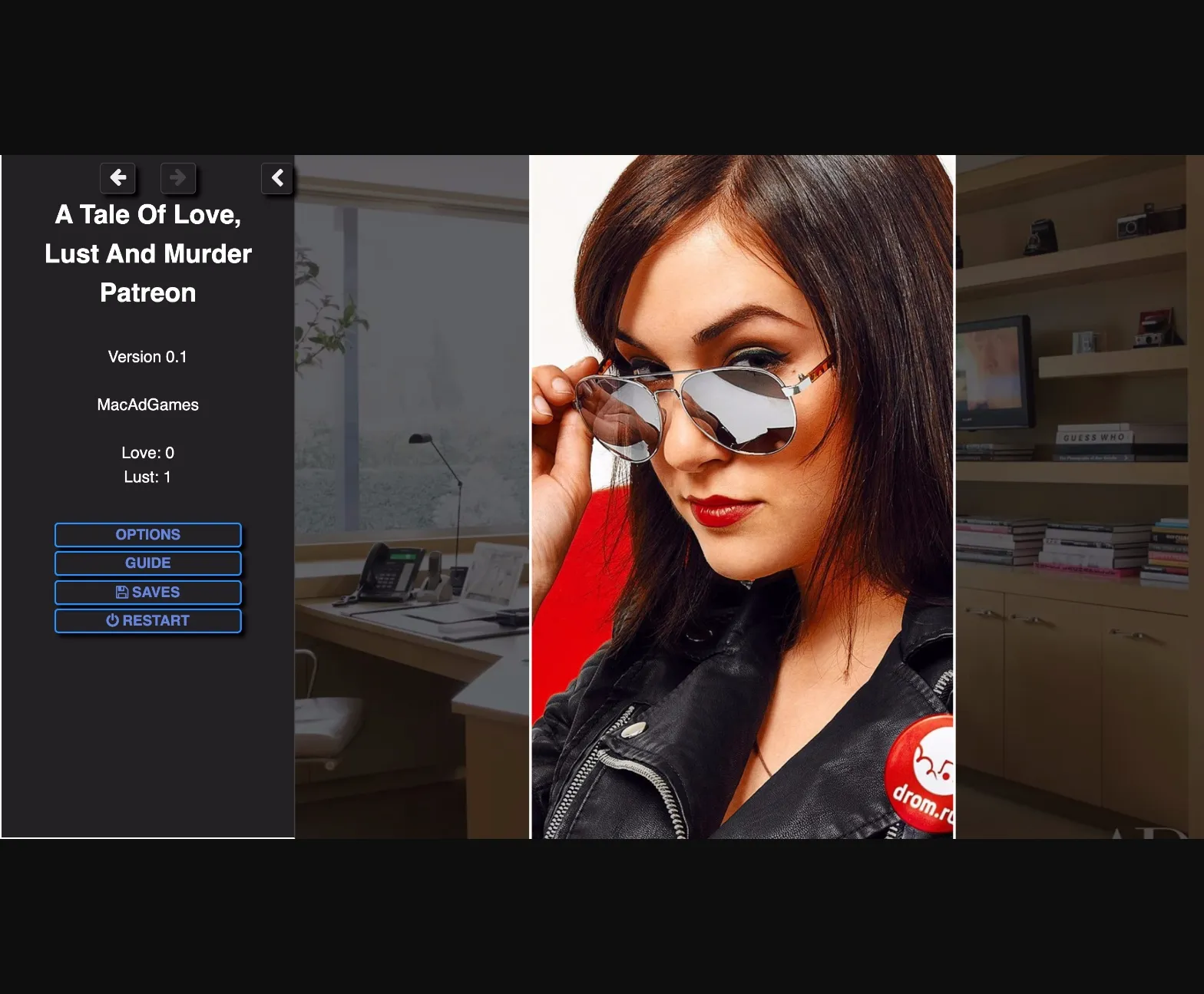 HTML A Tale of Love, Lust & Murder [v0.12] [MacAd Games] | Free Adult Games