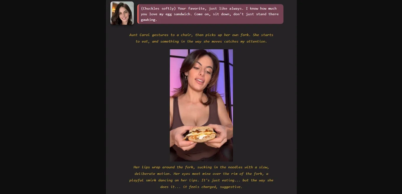 HTML A Weekend with Aunt Carol [v0.2] [ChromaK] | Free Adult Games