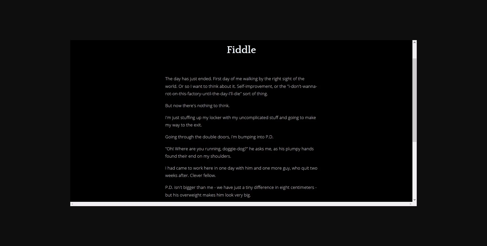 HTML Abandoned  Fiddle  - an interactive story [v1.0] [Puppetknight] | Free Adult Games