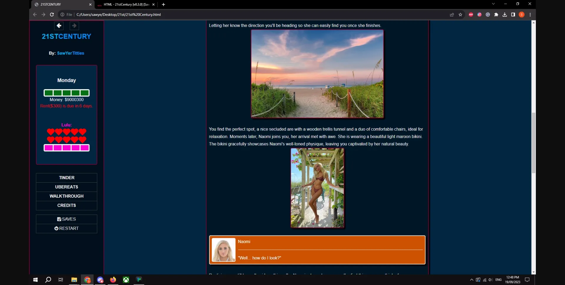 HTML Abandoned 21stCentury [v0.3.0] [SawYerTitties] | Free Adult Games