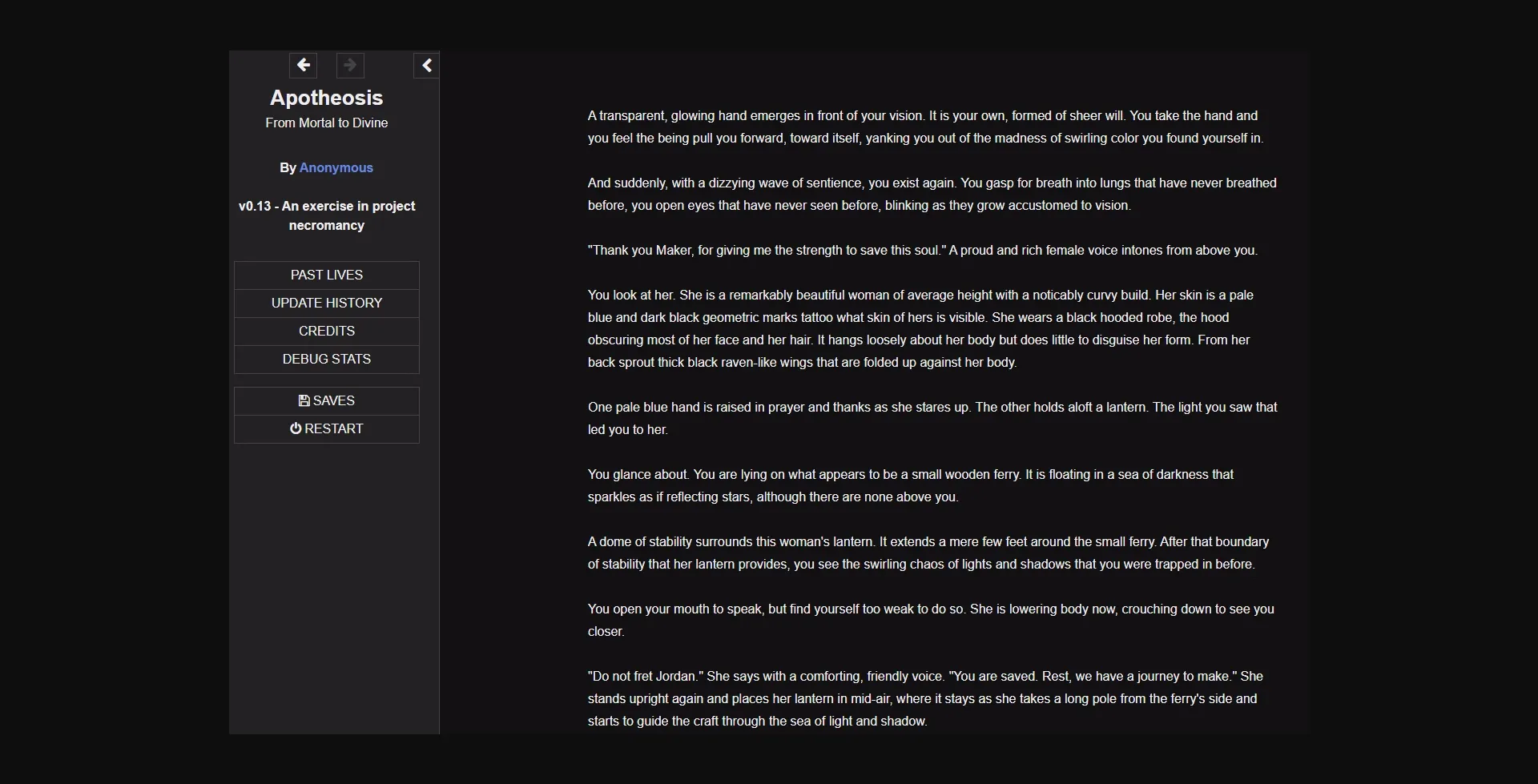 HTML Abandoned Apotheosis [v0.14] [Anonymous and JuliaGumshoe] | Free Adult Games
