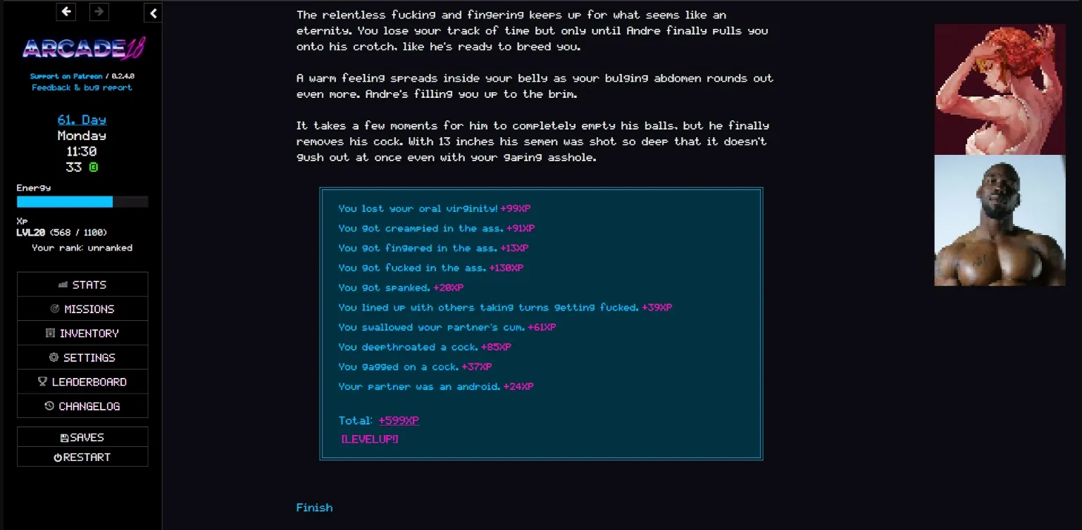 HTML Abandoned Arcade 18 [v0.2.4.1] [Mizperix] | Free Adult Games