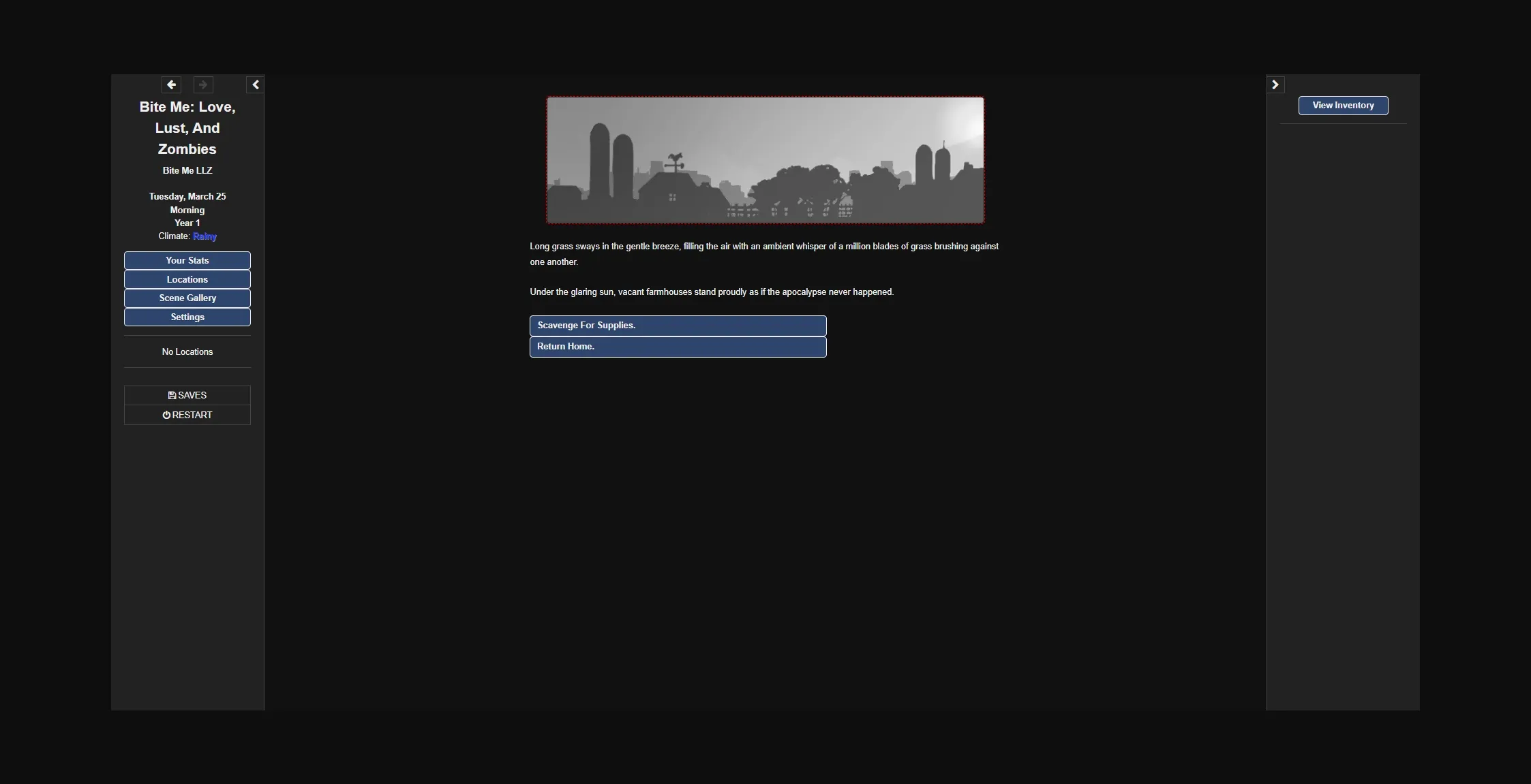 HTML Abandoned Bite Me - Love, Lust, and Zombies [vA13 Cheat] [Bite Me LLZ] | Free Adult Games