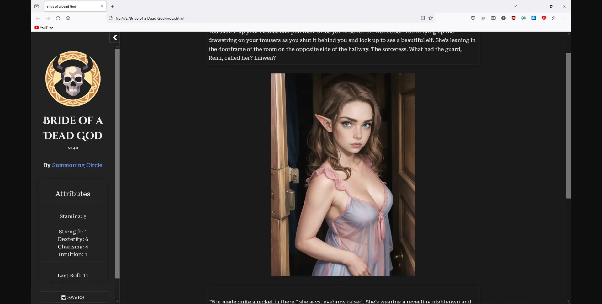 HTML Abandoned Bride of a Dead God [v0.4.2] [Summoning Circle] | Free Adult Games