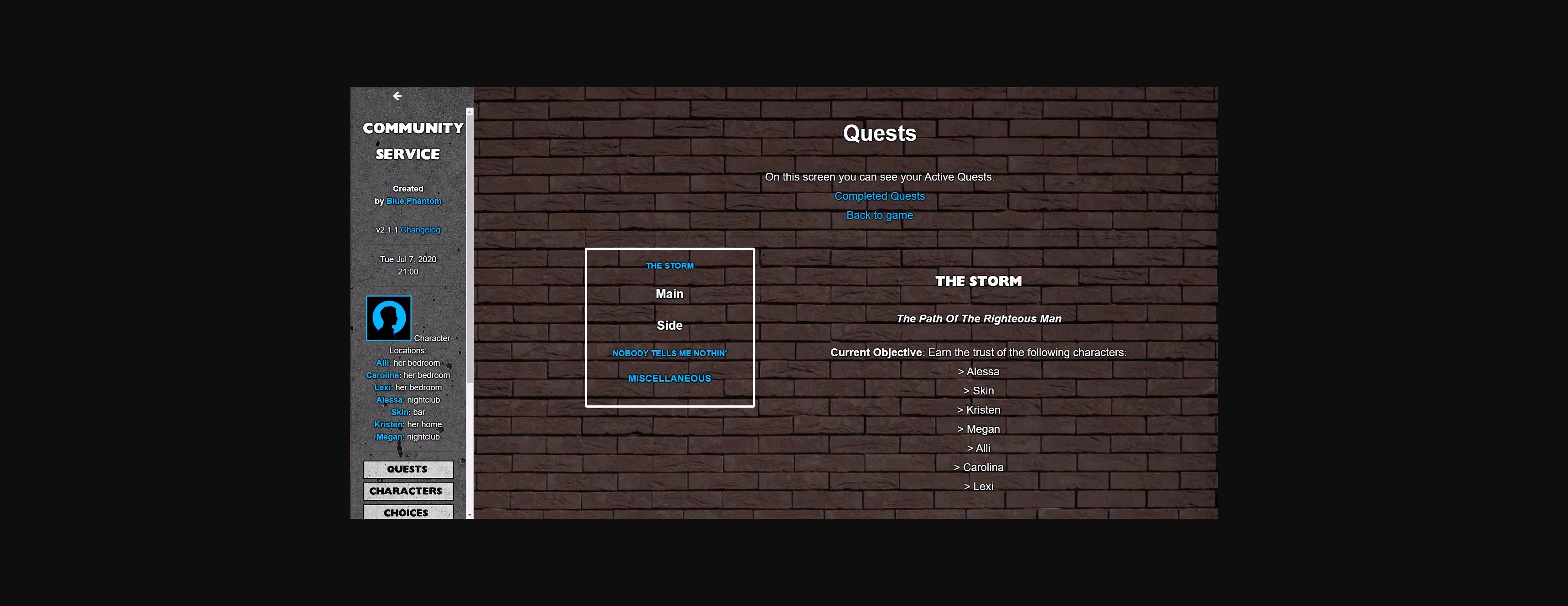 HTML Abandoned Community Service [v2.9.2] [Future!Phantom] | Free Adult Games