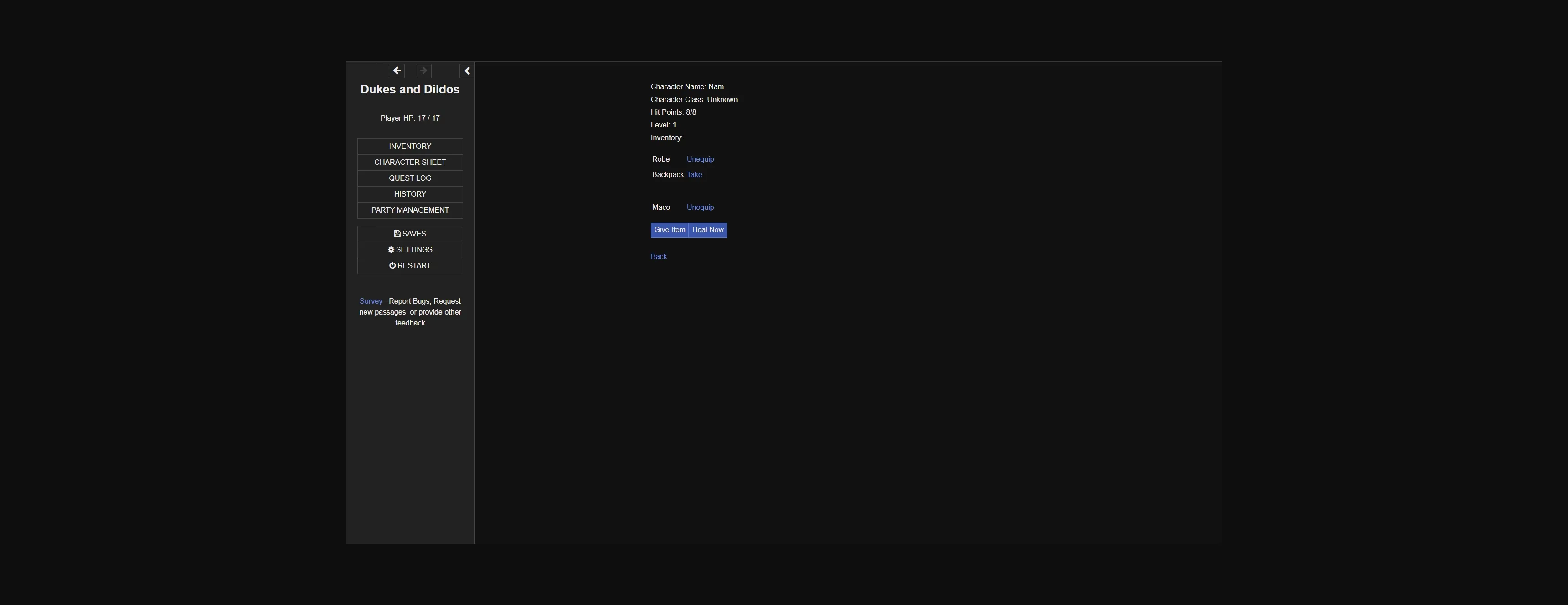 HTML Abandoned Dukes & Dildos [v0.60] [Sara] | Free Adult Games