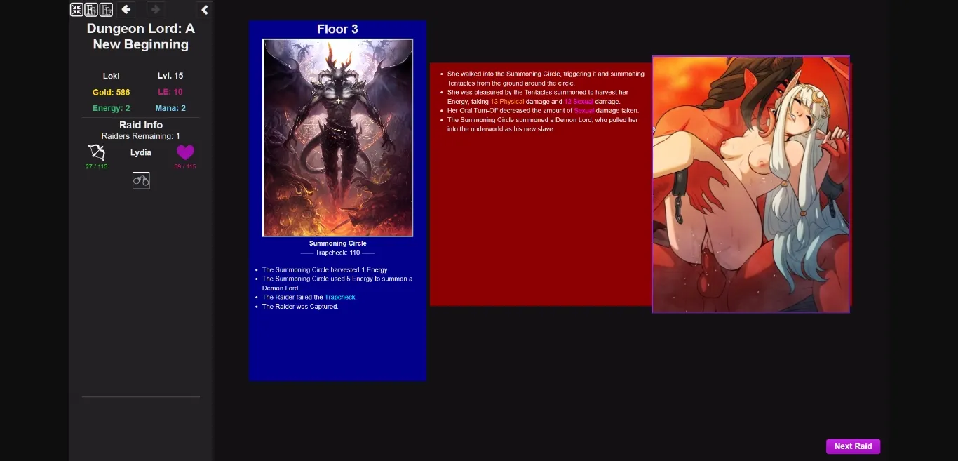 HTML Abandoned Dungeon Lord  A New Beginning [v0.2.2] [Dungeon Gaming] | Free Adult Games