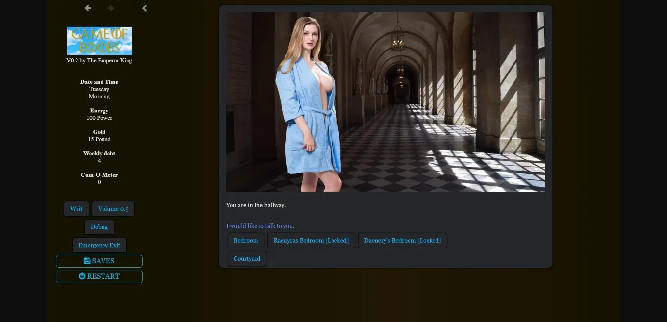 HTML Abandoned Game of Boobs [v0.2] [The Emperor King] | Free Adult Games