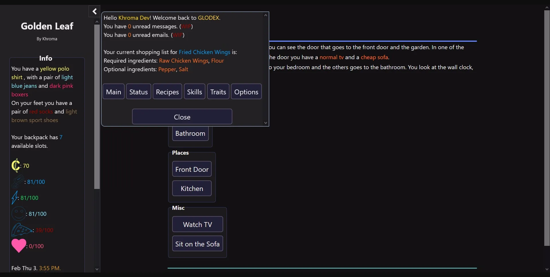 HTML Abandoned Golden Leaf [v0.2.4.1] [Khroma] | Free Adult Games