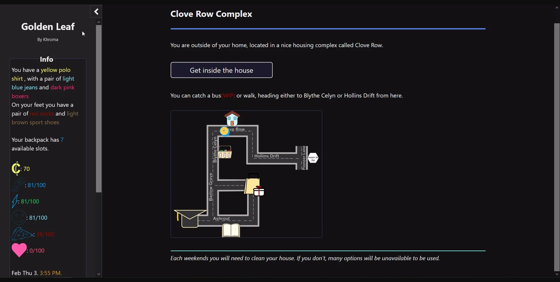 HTML Abandoned Golden Leaf [v0.2.4.1] [Khroma] | Free Adult Games