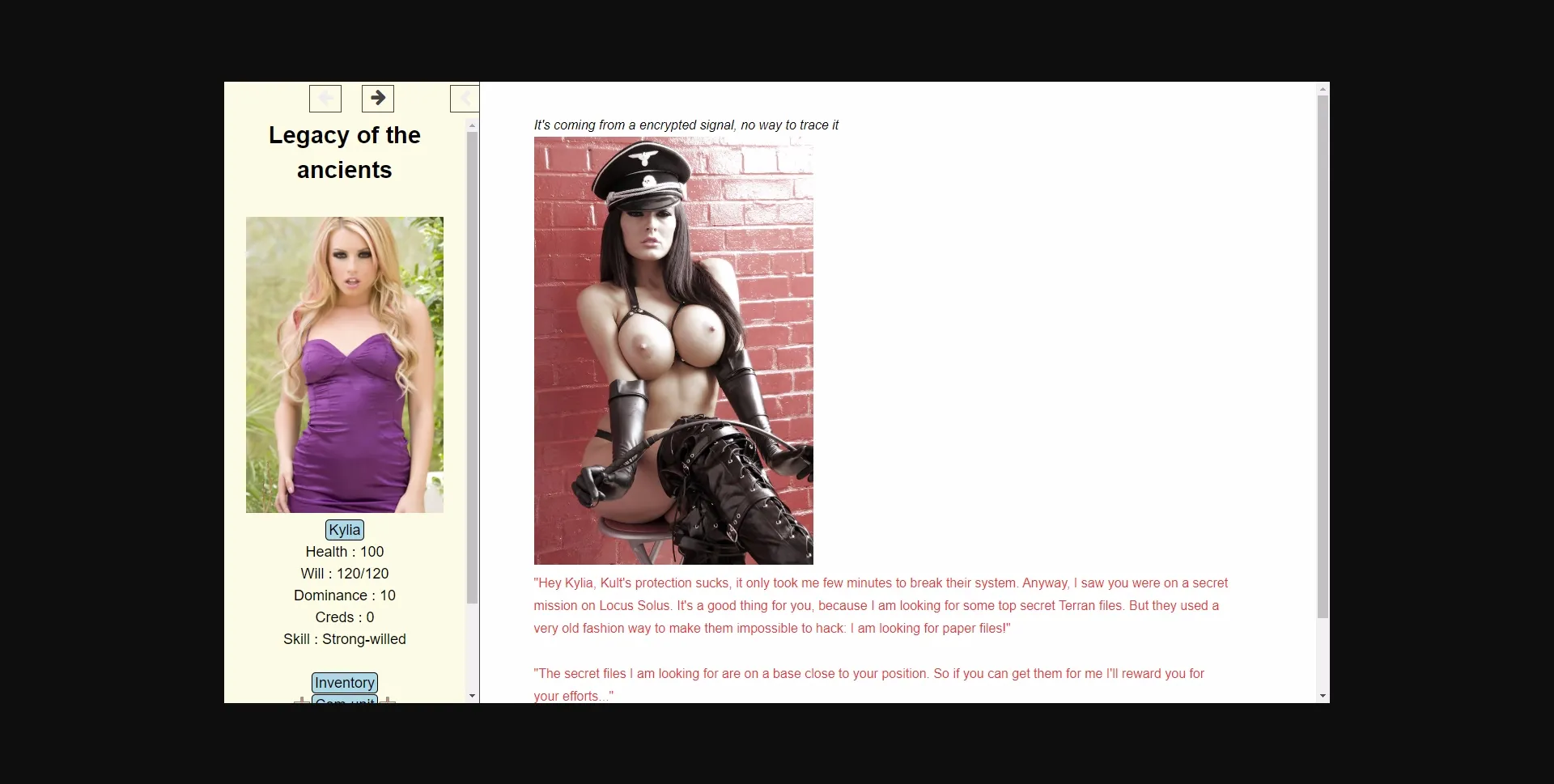 HTML Abandoned Legacy of the Ancients [v1.01b] [lilith123] | Free Adult Games