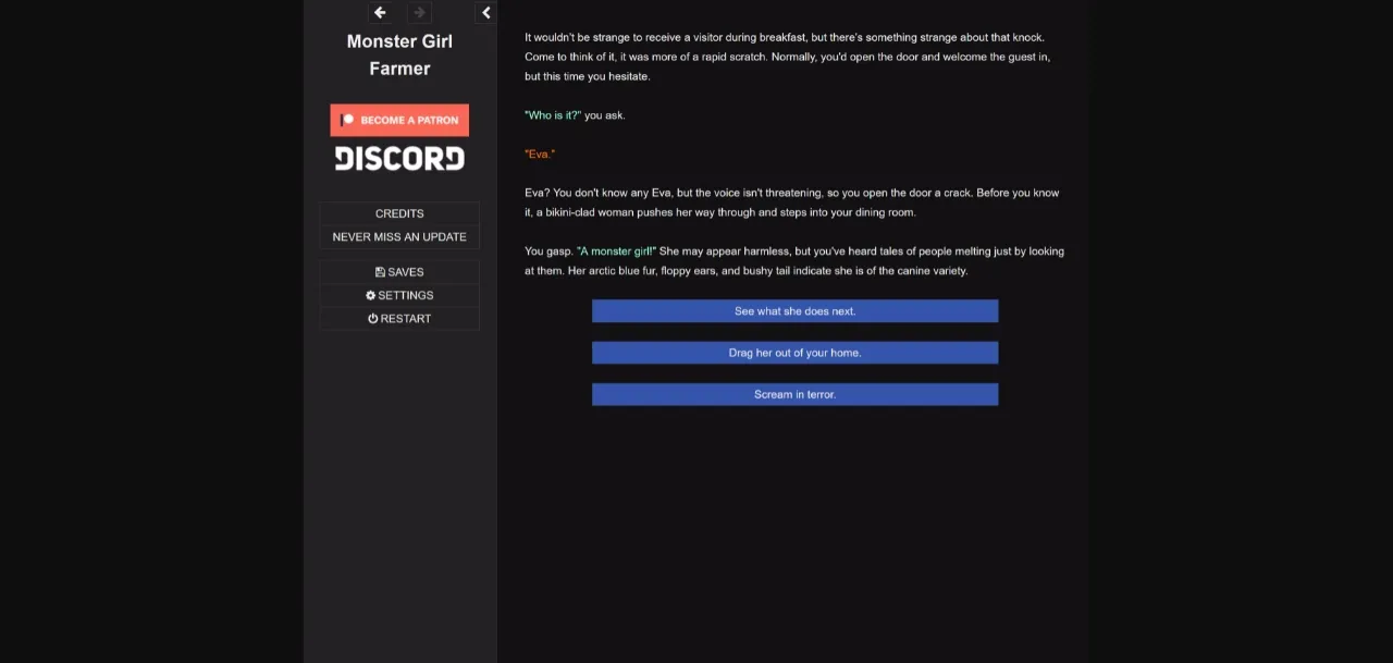 HTML Abandoned Monster Girl Farmer [Demo] [Bawdy Ink Slinger] | Free Adult Games
