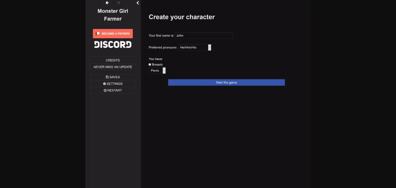 HTML Abandoned Monster Girl Farmer [Demo] [Bawdy Ink Slinger] | Free Adult Games