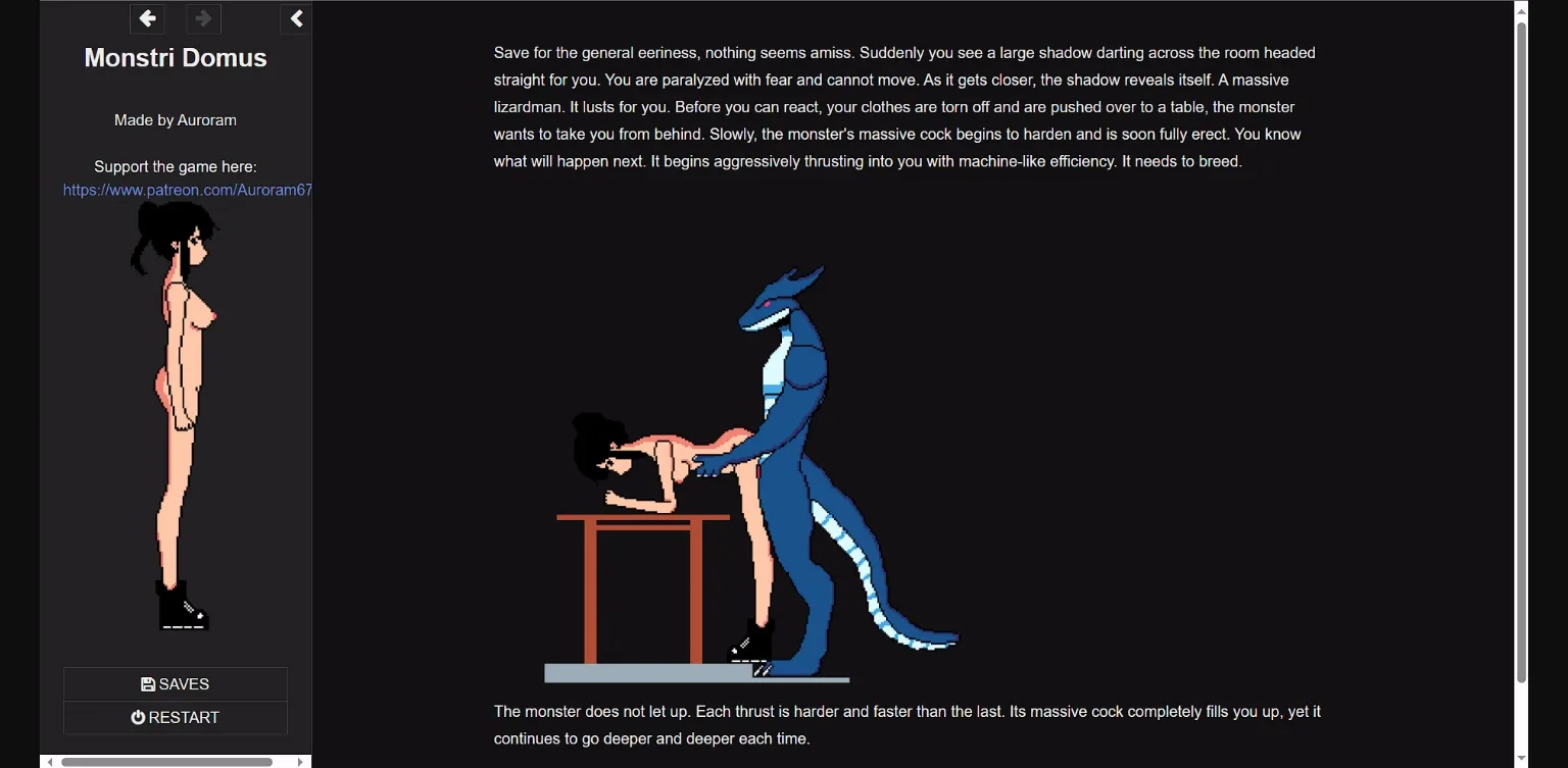 HTML Abandoned Monstri Domus [0.0.1] [Auroram] | Free Adult Games