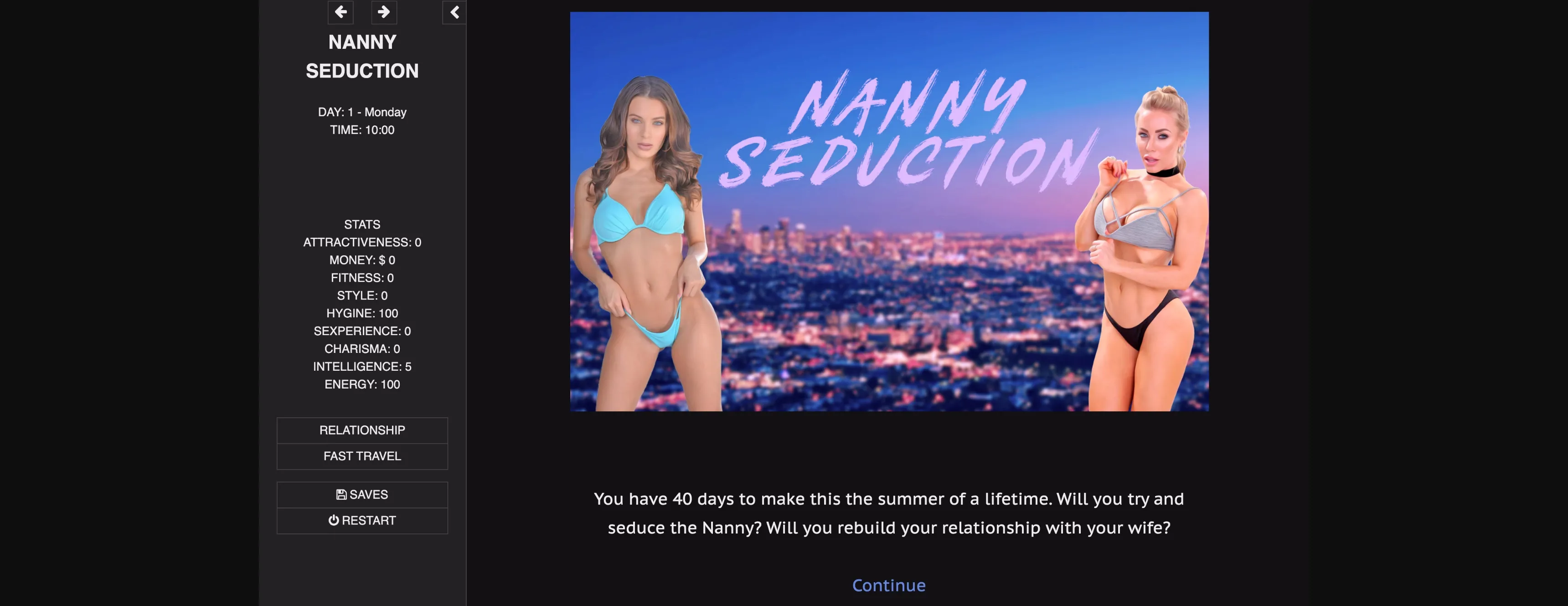 HTML Abandoned Nanny Seduction [Demo] [Vedicus Games] | Free Adult Games
