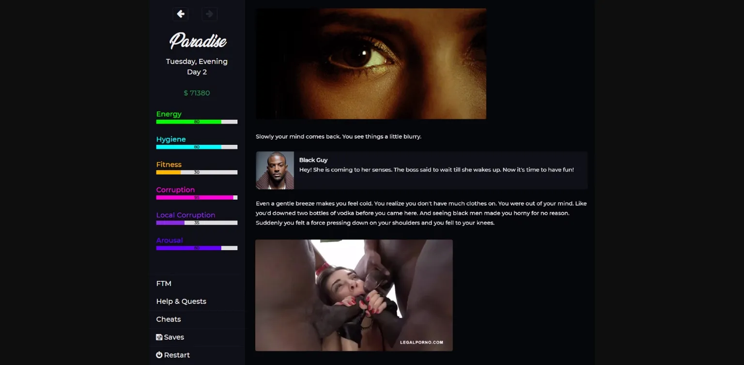 HTML Abandoned Paradise  Unleash Your Desires [v0.6.1] [Peanut Games] | Free Adult Games