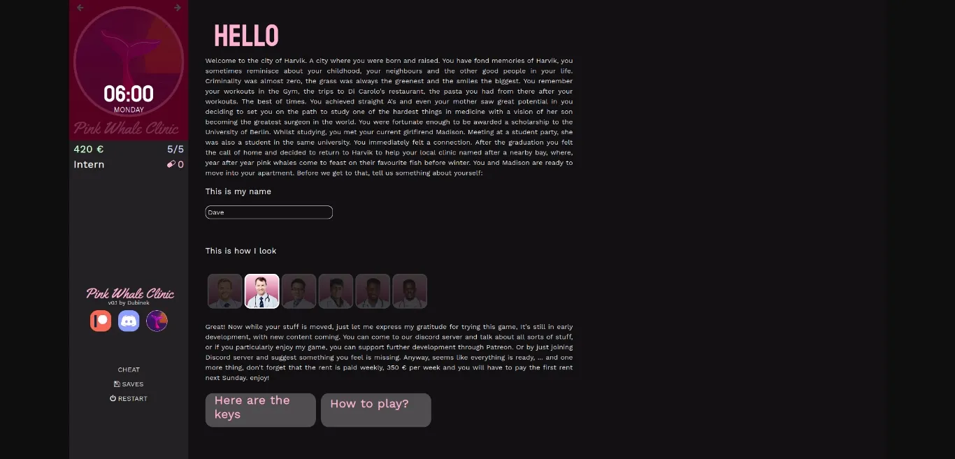 HTML Abandoned Pink Whale Clinic [v0.2] [Dubinek] | Free Adult Games