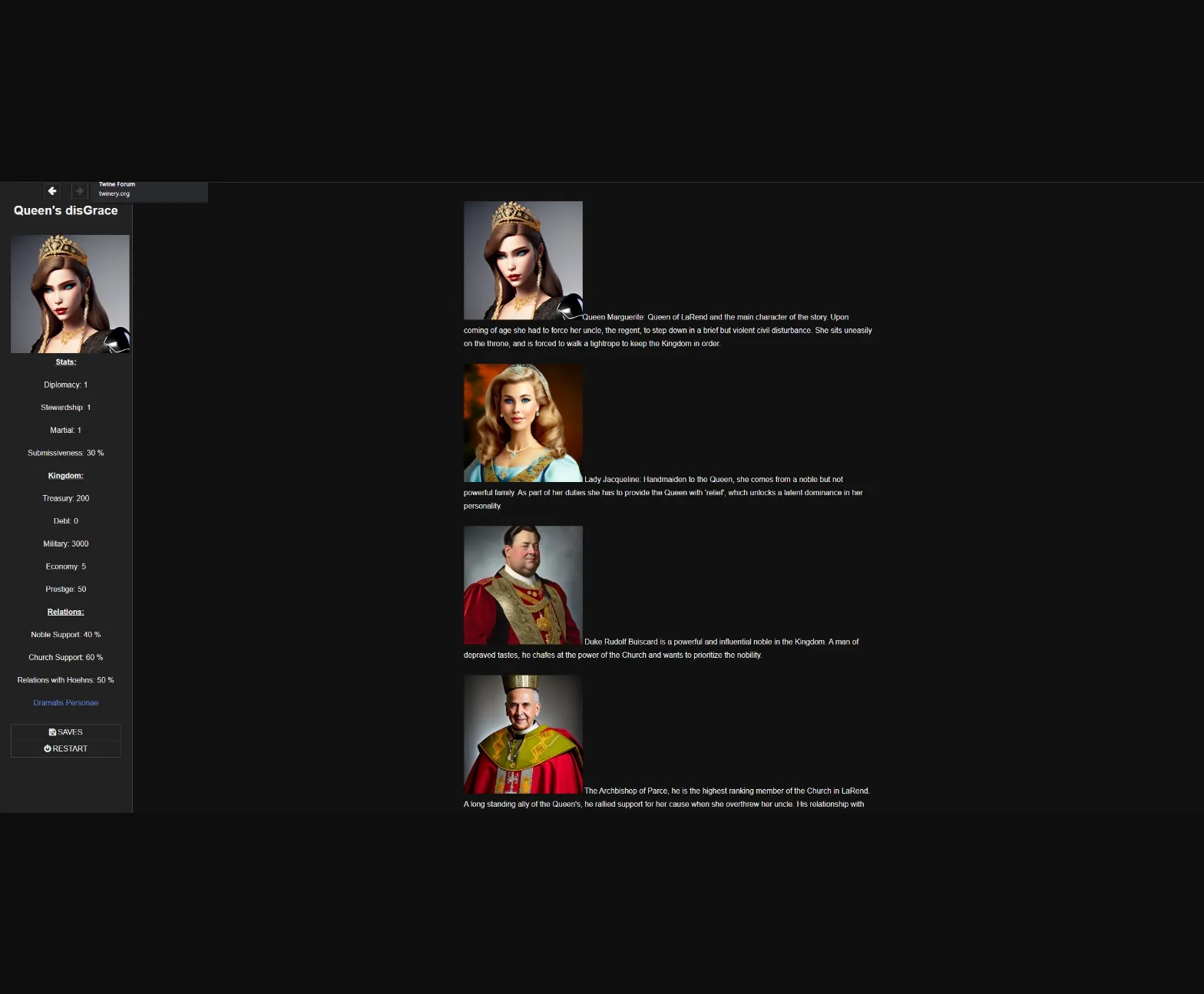 HTML Abandoned Queen's disGrace [v0.40] [Endless_Effrontery] | Free Adult Games