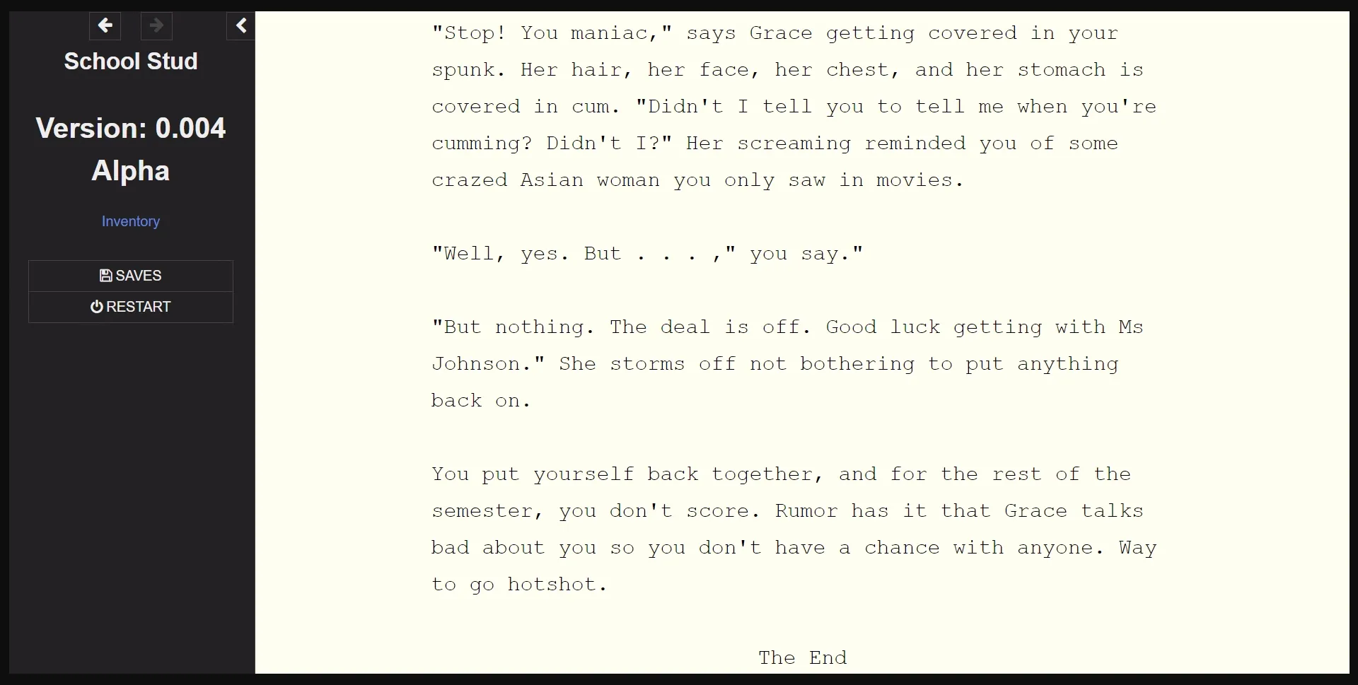 HTML Abandoned School Stud [v0.005] [Hornby05] | Free Adult Games