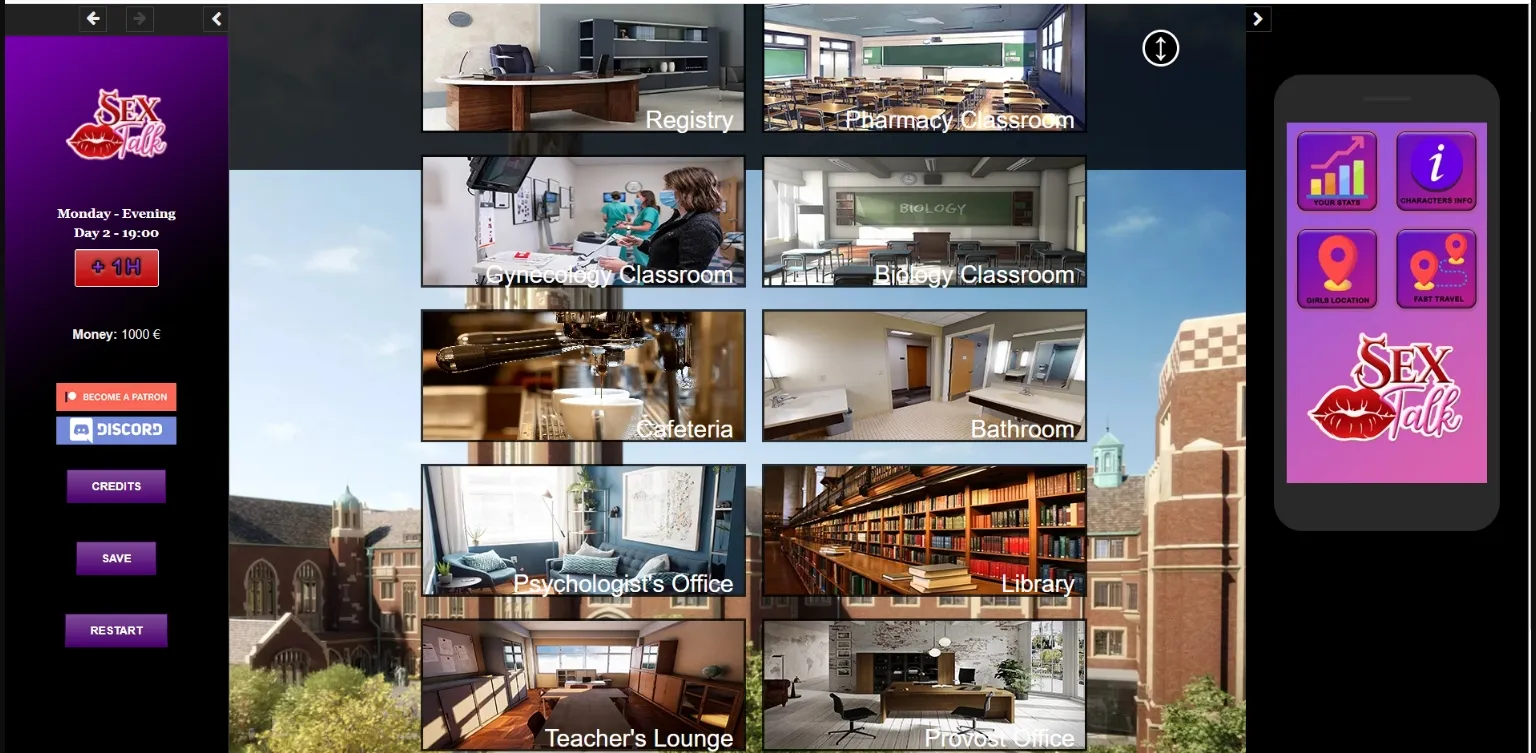 HTML Abandoned Sex Talk [v1.0] [Grumpy Cobra] | Free Adult Games