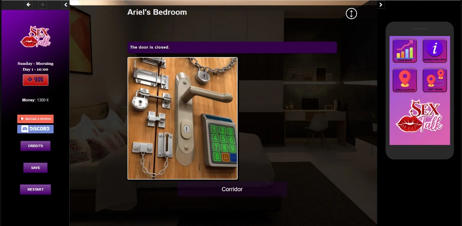 HTML Abandoned Sex Talk [v1.0] [Grumpy Cobra] | Free Adult Games