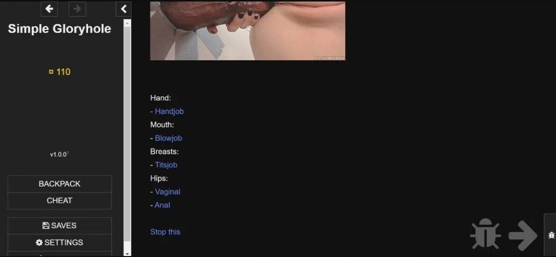 HTML Abandoned Simple Gloryhole [v1.0.0] [MariaMod] | Free Adult Games