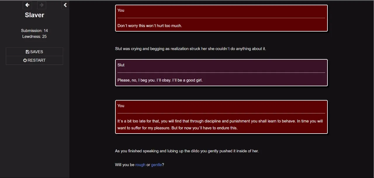 HTML Abandoned Slaver [v0.1] [meesteres] | Free Adult Games
