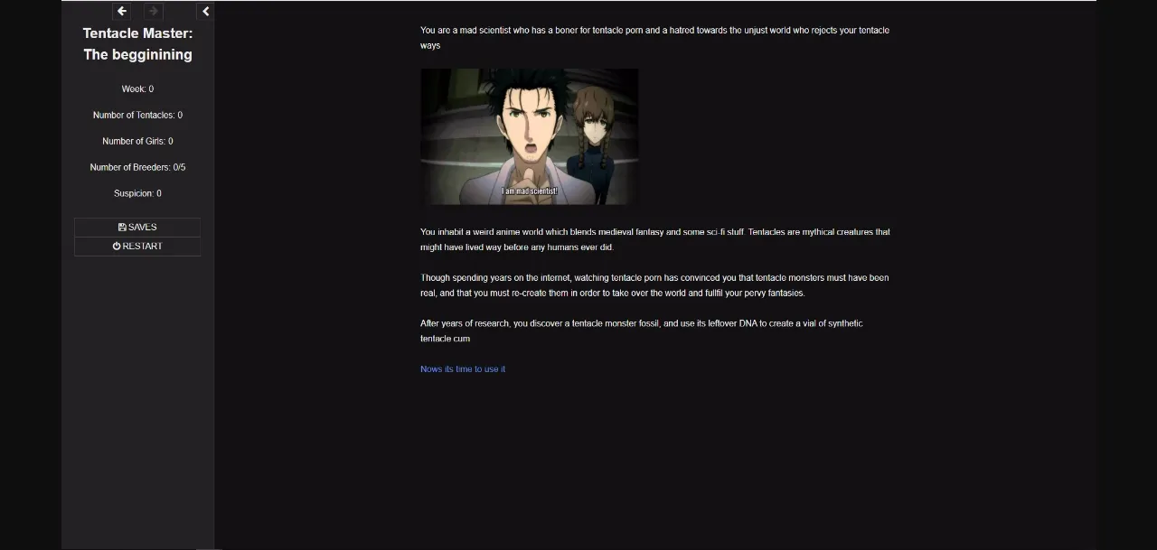 HTML Abandoned Tentacle Master [v0.1] [Truncated] | Free Adult Games