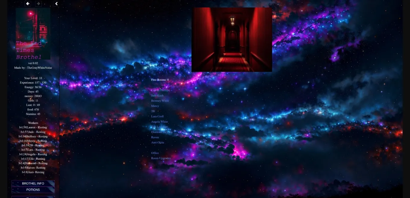 HTML Abandoned The End Times Brothel [v0.07] [TheGrayWhiteNoise] | Free Adult Games