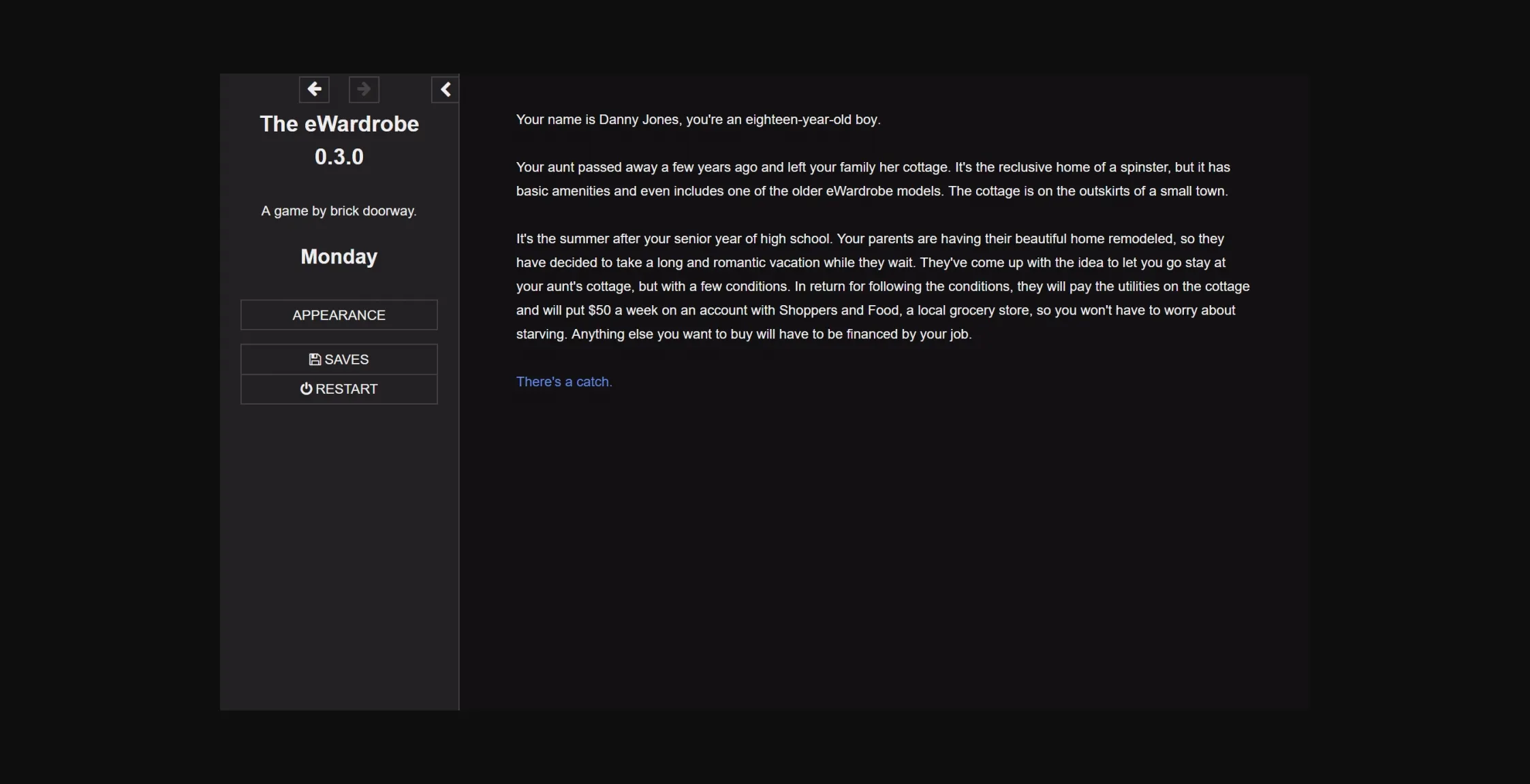 HTML Abandoned The eWardrobe [v0.6.4] [brickdoorway] | Free Adult Games