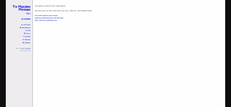 HTML Abandoned The Masculine Mystique [0.9.7a] [barabbas] | Free Adult Games