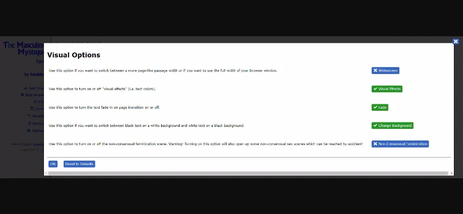 HTML Abandoned The Masculine Mystique [0.9.7a] [barabbas] | Free Adult Games