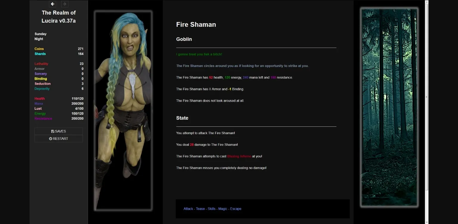 HTML Abandoned The Realm of Lucira [v0.45c] [Sylen] | Free Adult Games