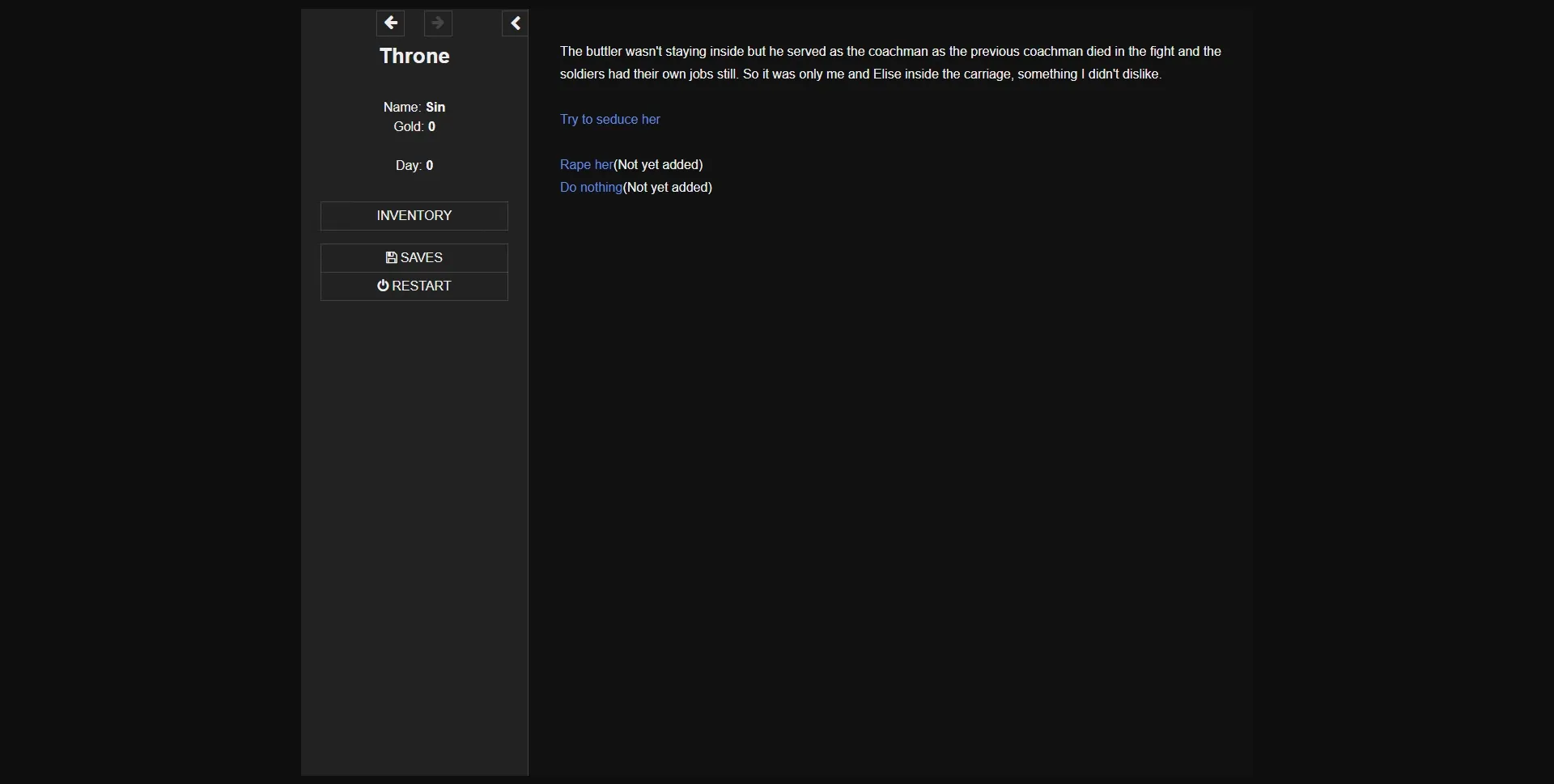 HTML Abandoned Throne [v0.1.2] [Unrealstory] | Free Adult Games