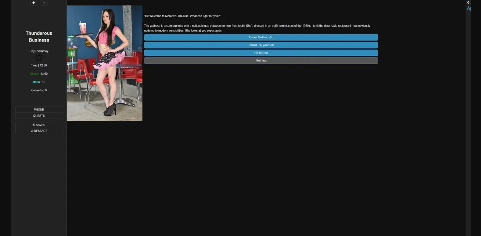 HTML Abandoned Thunderous Business [v0.3.4.2] [Bawdy Baron] | Free Adult Games