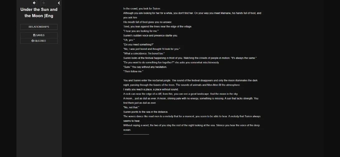 HTML Abandoned Under the Sun and the Moon [Prototype II] [AliceCult] | Free Adult Games