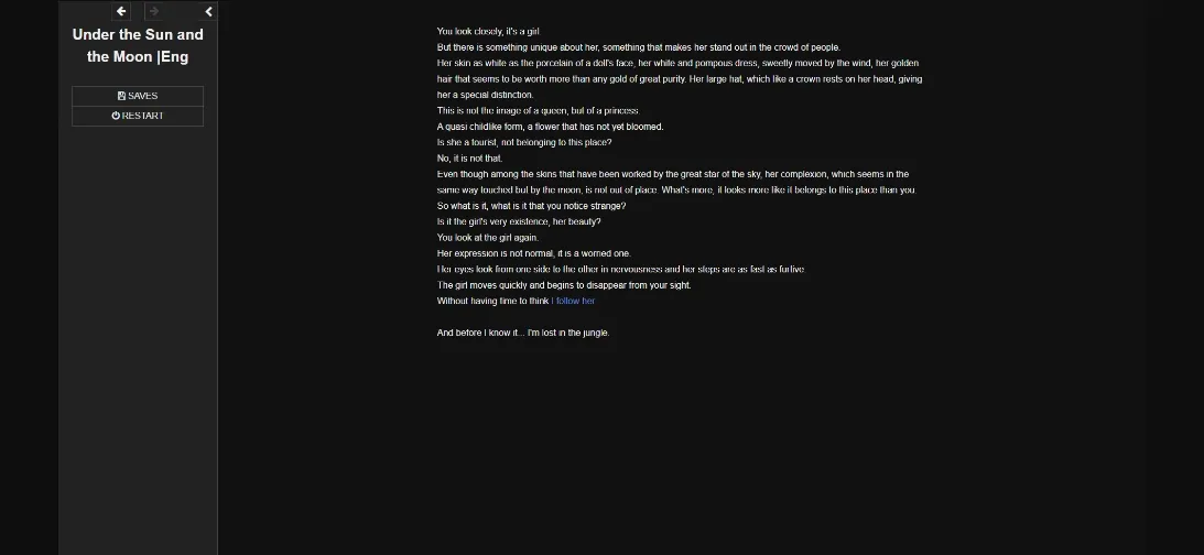 HTML Abandoned Under the Sun and the Moon [Prototype II] [AliceCult] | Free Adult Games