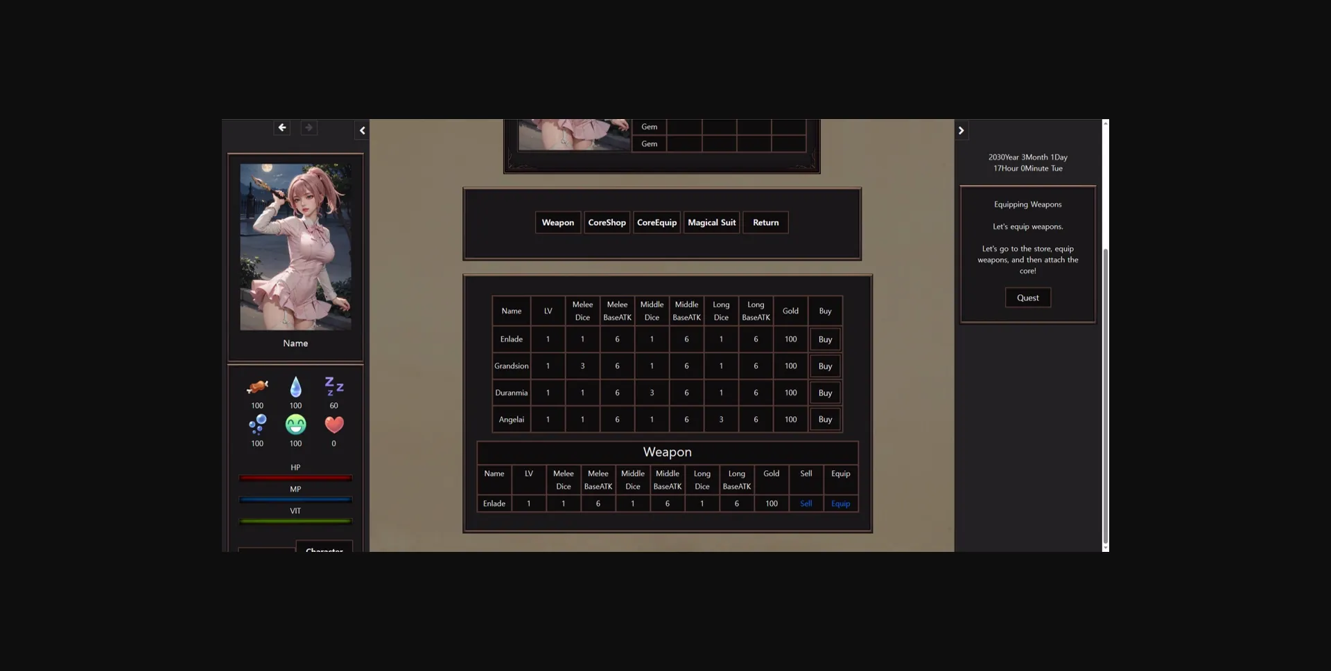 HTML Abandoned Urban Magic Maidens [v0.1.1] [Ya-Games] | Free Adult Games